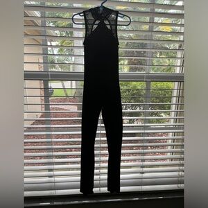 Black one peice with no sleeves